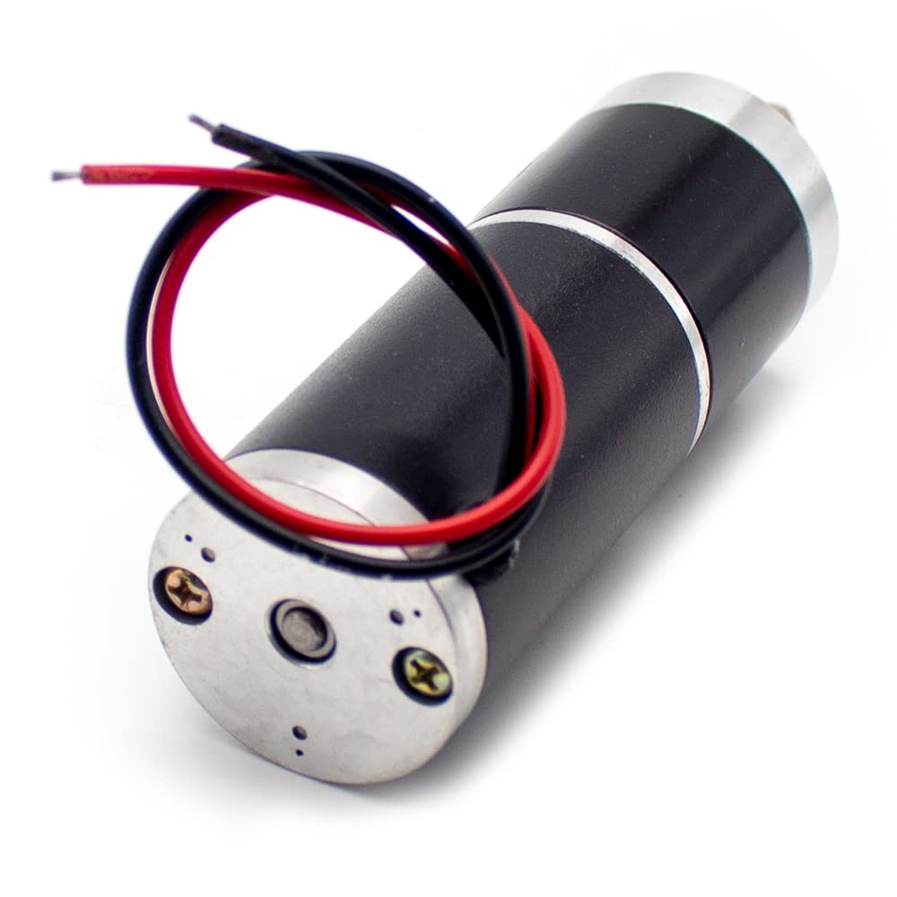 Toplionace 38 Planetengetriebemotor, 12/24V Langsame Geschwindigkeit Kleiner Motor Vorwärts und Rückwärtsdrehzahlregelung Großer Drehmomentmotor 15W XD-X38GA38SRZ (100u/min, 12V)