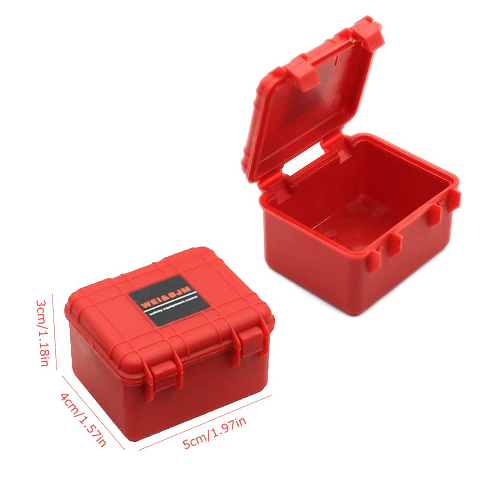 Mini Scatola Portaoggetti In Plastica 3 Pz 1/10 Per Accessori