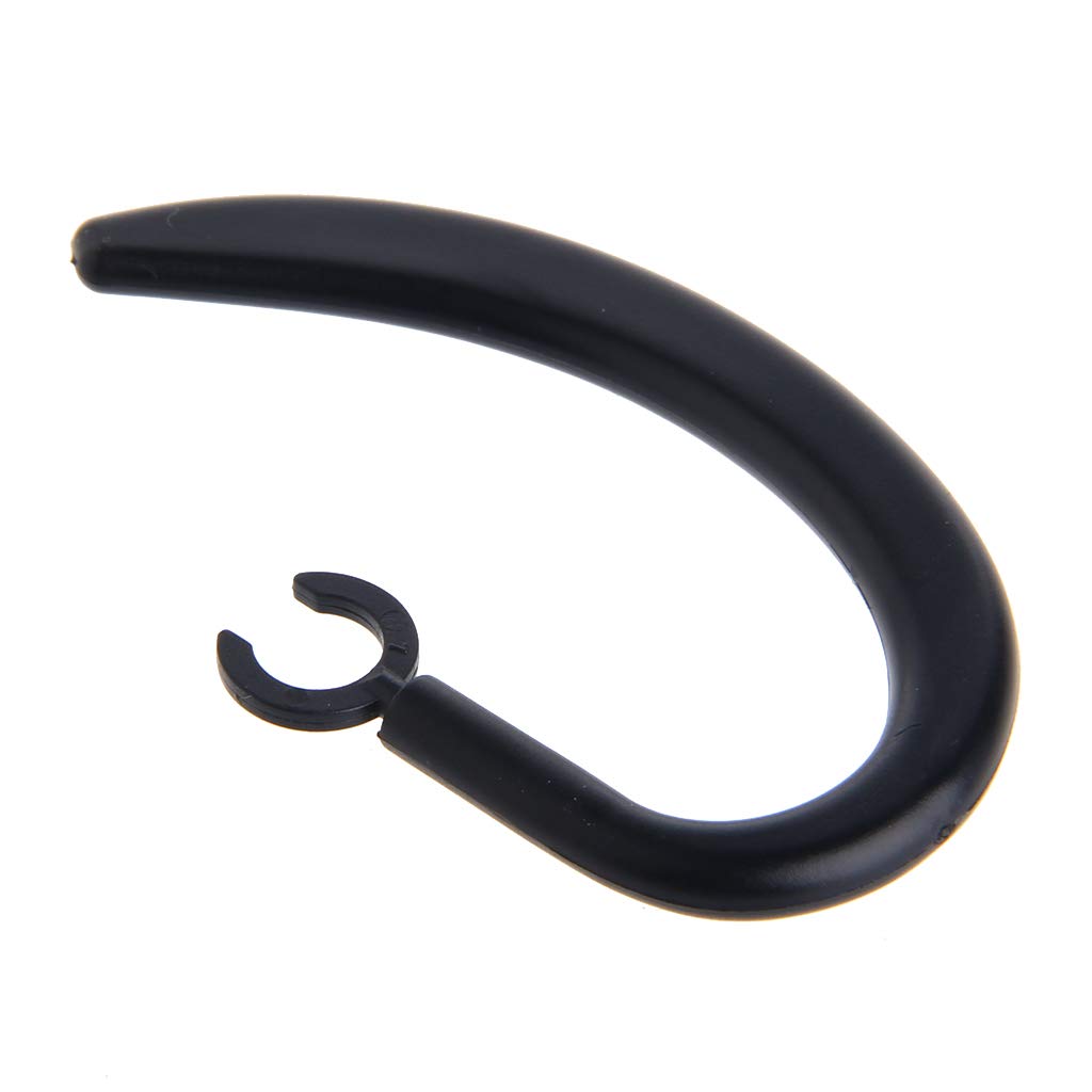 1 paio di ganci per le orecchie in morbido silicone con gancio per auricolari, clip retrattile