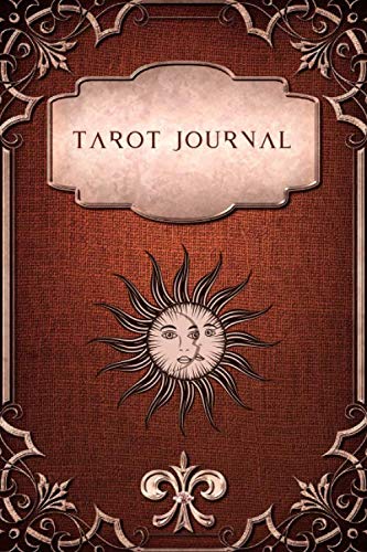 Tarot Journal: Track Your 3 Card Draw, Question, and Interpretation. Daily Readings Tracker And Diary. Vintage Sun Moon Face Cover Design. Paperback – 31 May 2020