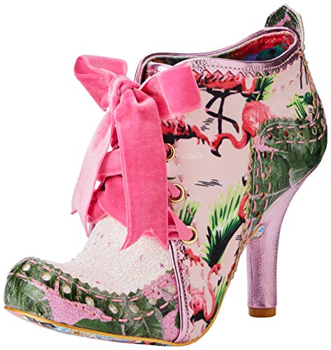 Irregular Choice Abigail's Third Party, Botines para Mujer, Rosa (Pink/Green Cj), 41 EU