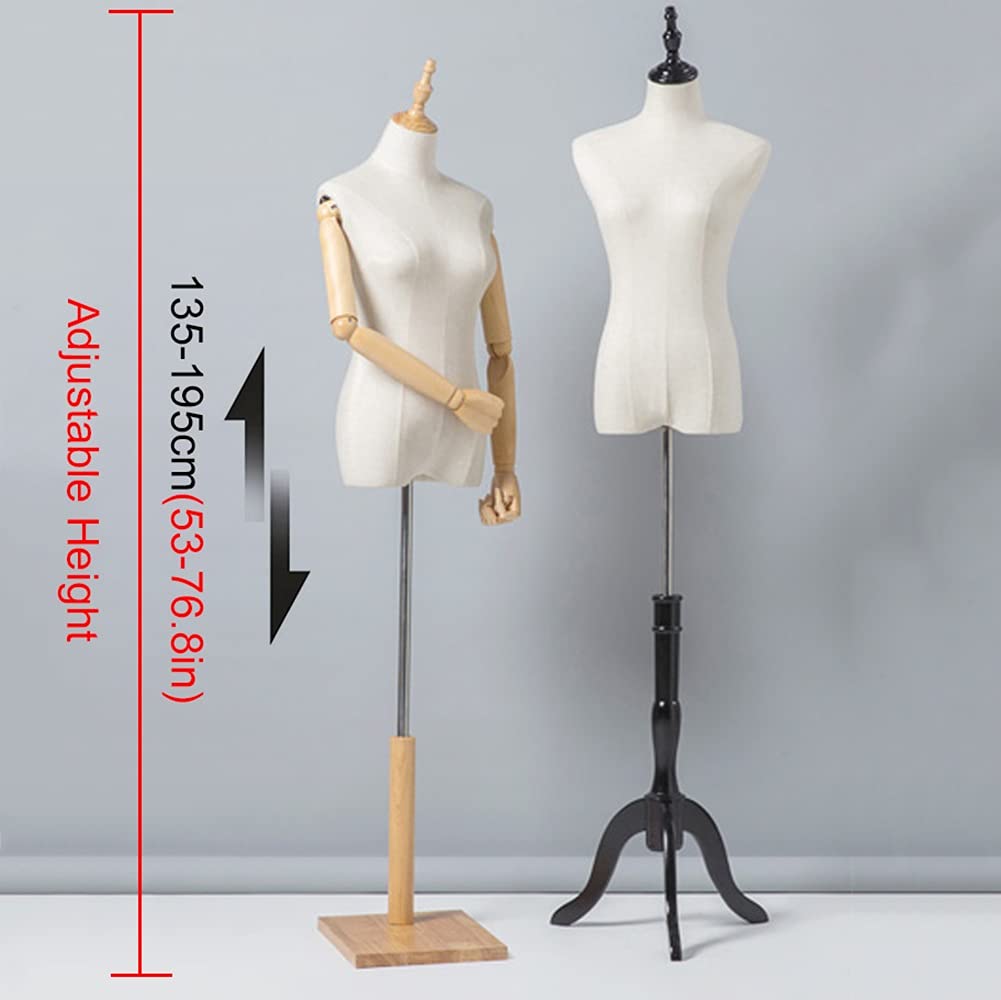 Produktbild von Mauk Damen Schaufensterpuppe – Torso, Mannequin Komplett, Deko-Figur Für Geschäfte