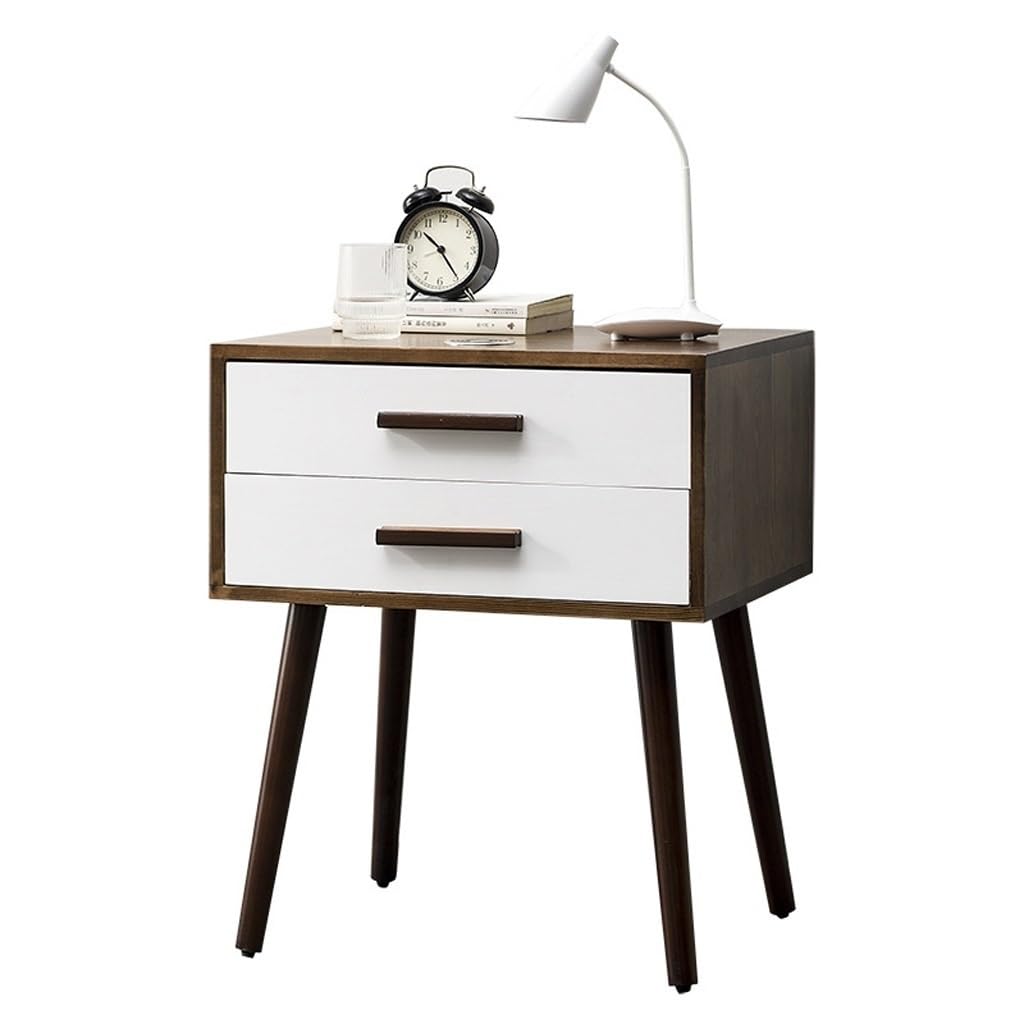 Table de Chevet JATIBOSH aux Finitions Soignées : Armoire de Rangement Élégante