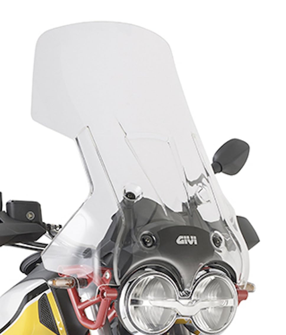 givi d8203st cupolino trasparente compatibile con moto guzzi v85 tt 2019 2020 2021 2022 mototopgun