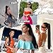 BARSDAR Long Straight Ponytail Extension - 34 Inch Drawstring Black Ponytail Hair Extensions Synthetic Fake Pony Tails Hairpieces Clip in Ponytails for Women Girls Daily Party- Natural Black