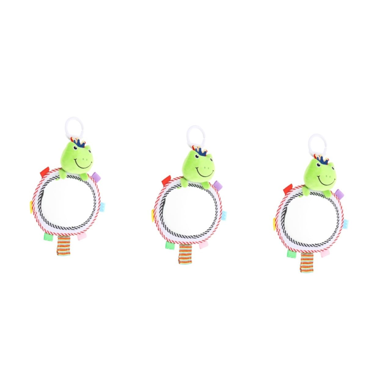UPKOCH 3pezzi Specchietto Retrovisore per per Posteriore Design Frog Facile Installare Resistente Multi- per Infantile