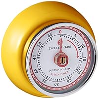 Zassenhaus 0000072341 Timer Speed, Edelstahl, gelb, 7 x 7 x 3 cm