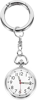 Lapel Watch Reloj Deportivo para Hombre 1PC Clip-on Fob Pocket Watch Nurse Pocket Watch Nurse Fob Watch Nursing Watch with Key Ring Sports Watch Stethoscope Watch