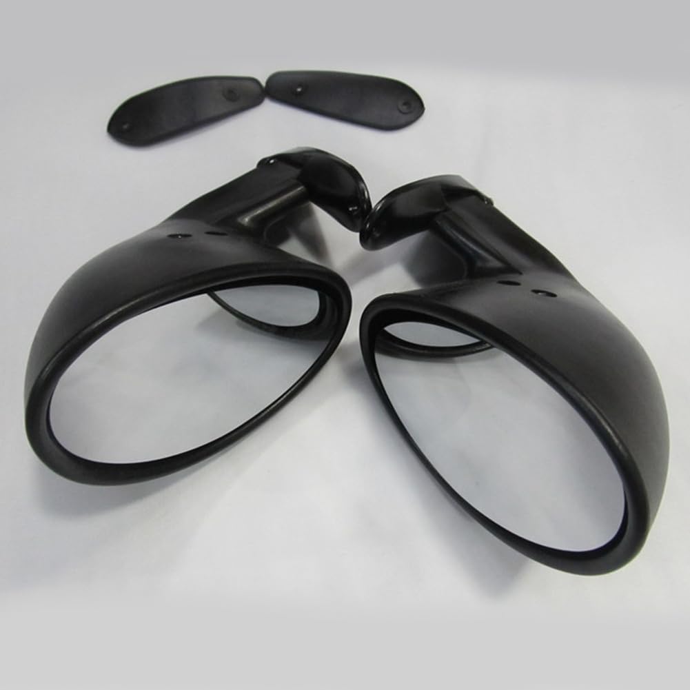 Style Left & Car Classic Retro Door Wing Side Mirror Rearview Vintage Universal Black