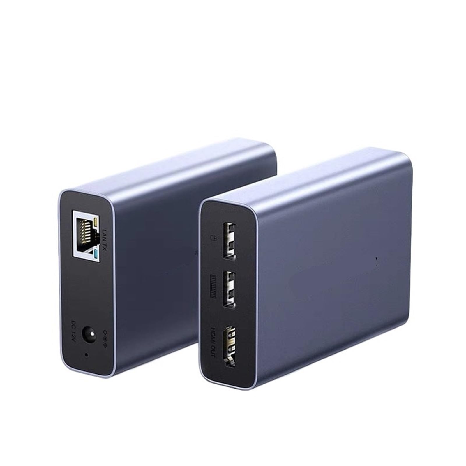 Amplificateur de signal d'extension de câble réseau Kvm, 150 mètres, 1 tour h, avec port USB, clavier et souris, 1 pièces