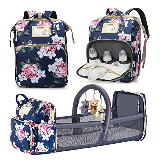 GurZinn Diaper Bag Backpack with Changing Station