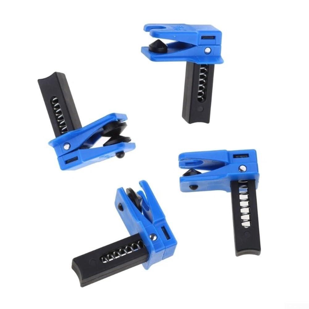 Lot de 4 colliers de serrage de frein à huile de frein de voiture, bouchons de conduites de frein, outils de tuyau d'huile de frein de voiture, tube de frein pour système de frein de véhicule