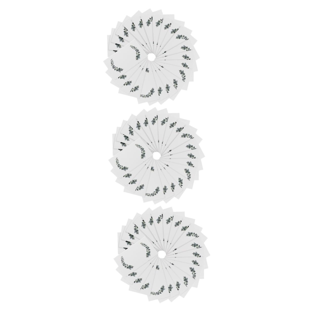 Zerodeko 3 Set Carte Segnaposto Per Matrimonio Con Design Foglia Per Feste E Cerimonie Accessorio Decorativo Per Facili Da Usare E Sicure 100 Pezzi*3