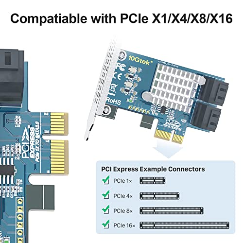 Carte PCIe SATA 4 ports pour ajouter des disques durs internes