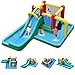 GOPLUS 7 en 1 Château Gonflable, Aire de Jeux Gonflable avec Zone de Saut,Escalade,Piscine, Toboggan, Pistolet à Eau, pour Fête de l'eau d'Eté des Enfants de 3-10 Ans, 470X370X190CM