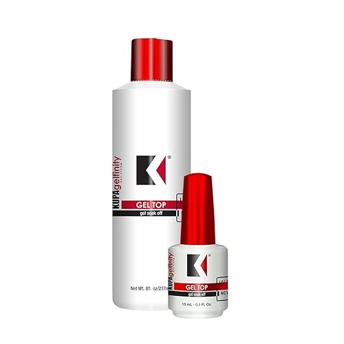 Miniatura 9 de KUPA GelFinity - Capa base de gel, enlace adhesivo superior para esmalte de uñas de larga duración, base profesional de inmersión UV/LED, 0.5 onzas