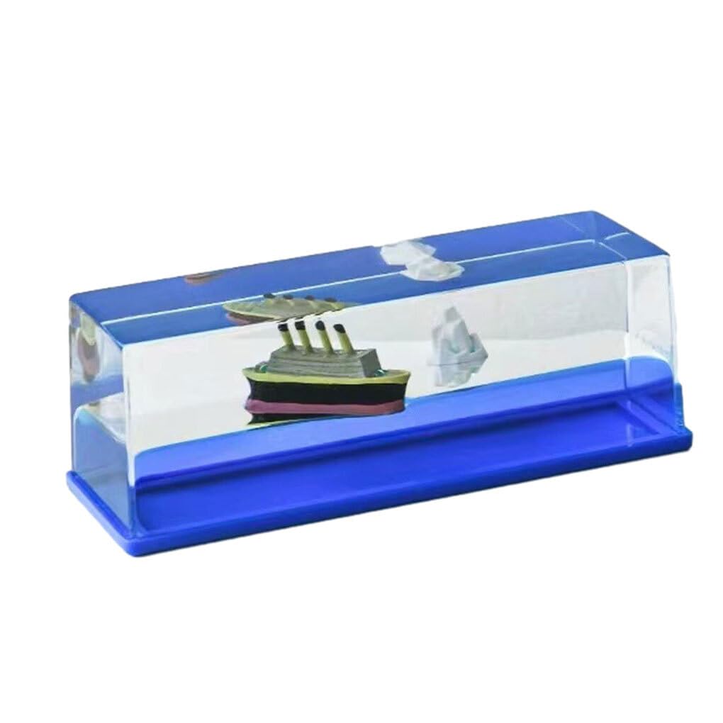 Zanthicia Titanic Cruise Ship Fluid Drift Bottle Elegant Decoration Unique Style Materials Suitable For Any Occasion Nice Gifts Exquisite,