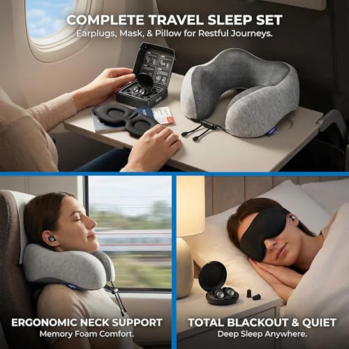 Set 3 Almohadas de Espuma Viscoelástica para Cuello Ajustables miniatura 5