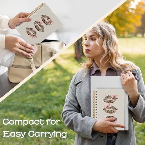 Fournitures de bureau carnet léopard à spirales pour cadeau tendance - 5