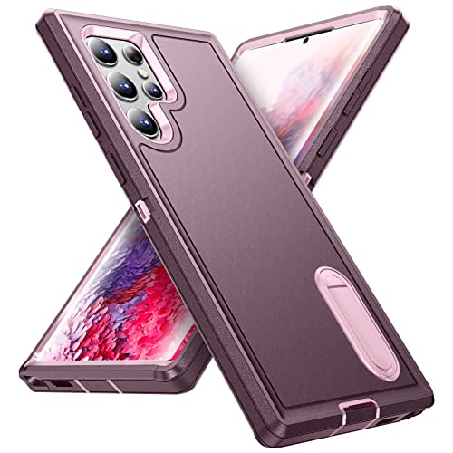 GOHHME Funda para Samsung Galaxy S22 Ultra 5G con función atril, carcasa militar para Samsung Galaxy S22 Ultra 5G 2022 Cover