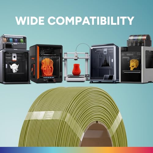 Image of OVERTURE High Speed Refill PLA 1.75mm Filament, 1kg Olive Green