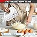Lord Eagle Hand Mixer Electric 400W, 5 Speed handheld Mixer, 5 Stainless Steel Accessories for Baking Cake Egg Cream Food Beater, Turbo Boost/Self-Control Speed + Eject Button