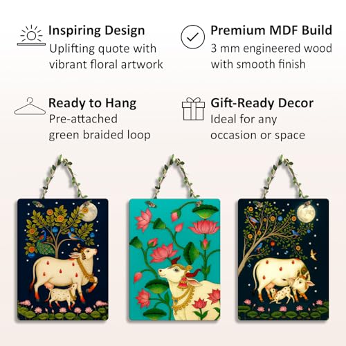 Image of Sehaz Artworks Home Decoration Items for Living Room | Wall Decor Items for Living Room | Pooja Room Decorations Items | Decorative Items for Living Rooms | Wall Hanging Decoration