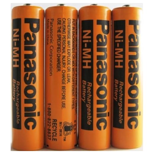 New 4 Pack Panasonic NiMH AAA Rechargeable Battery for Cordless Phones