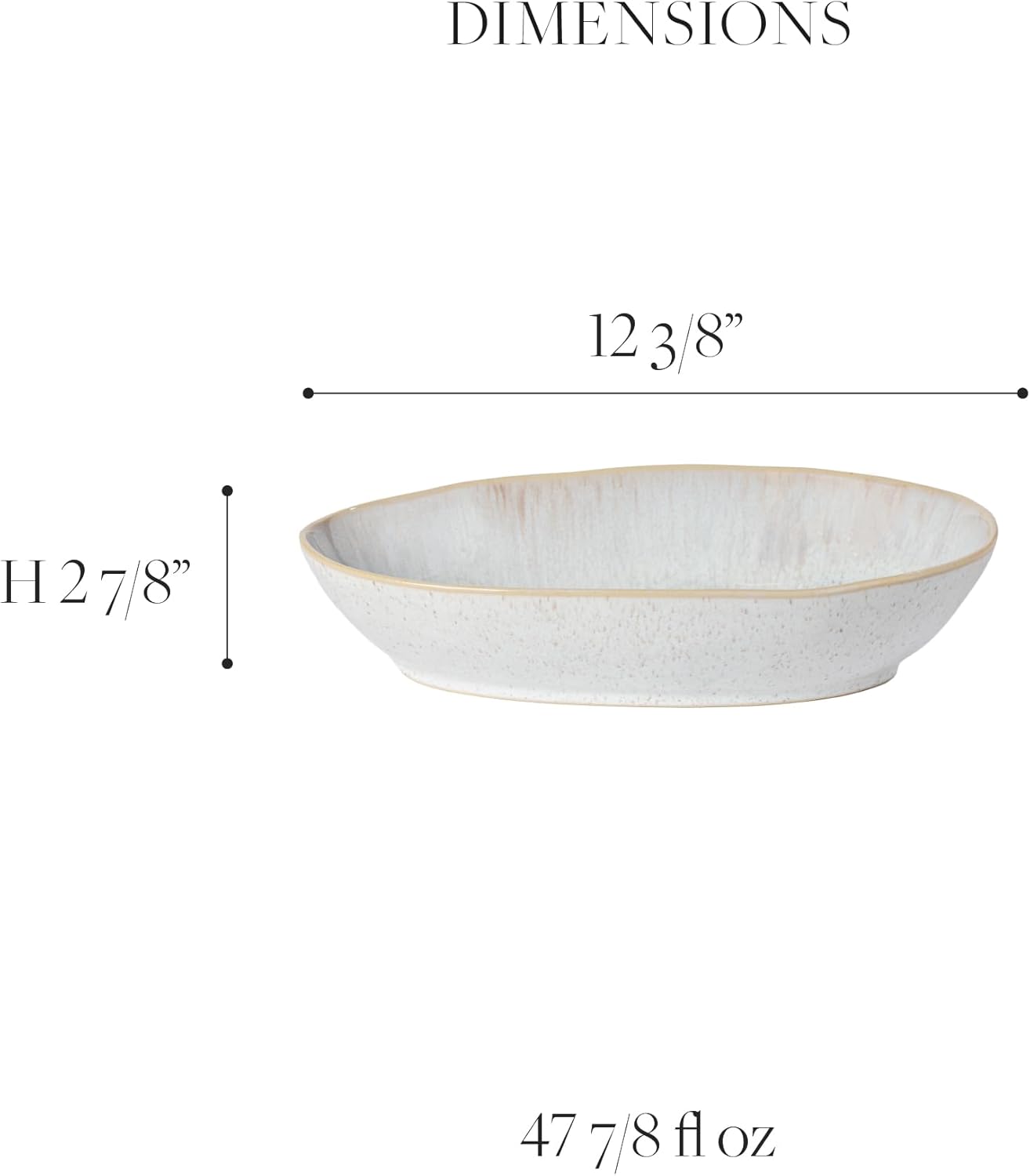 Casafina Ceramic 12.25" x 6.75" Oval Baker - Eivissa Collection, Sand Beige | Oven & Dishwasher Safe Bakeware | Food Safe Glazing | Restaurant Quality Dinnerware
