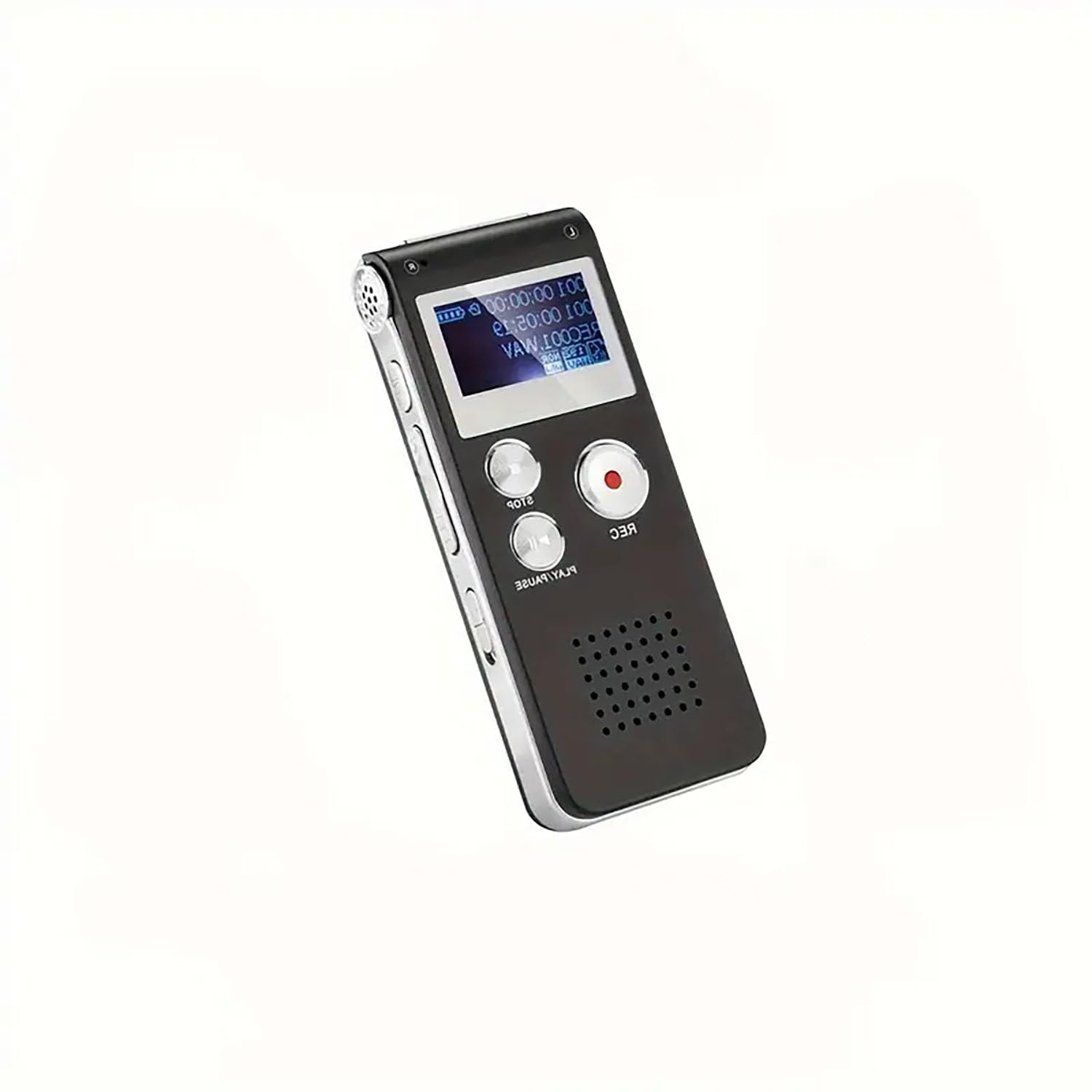 16GB Digital Voice Recorder,LAMJAD Voice Activated Recorder?with Microphone USB Cable?Audio Mini Recorder for Lectures, Meetings, Interviews,Portable MP3 Player.