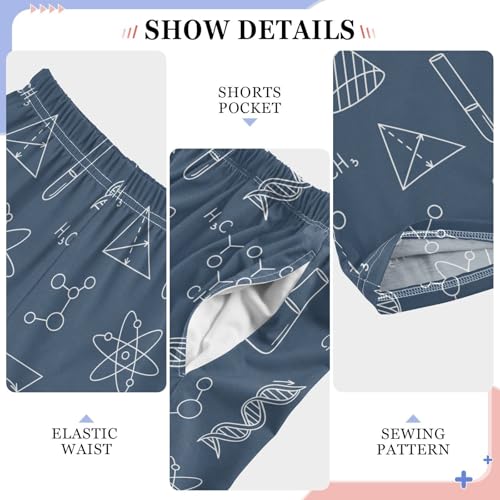 ZZKKO Chemical Formula Instruments Pattern Boys Pants for Kids Jogger Pants with Pockets S-XL4
