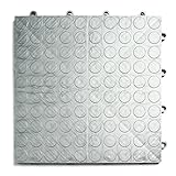 GarageDeck Coin Pattern, Durable Copolymer Interlocking Modular Non-Slip Garage Flooring Tile (48...