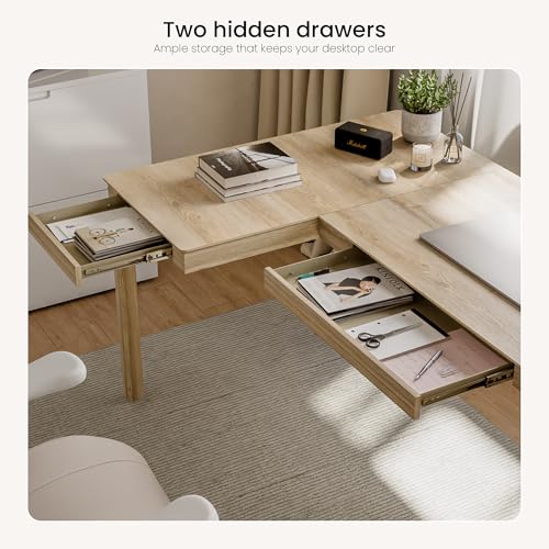L shaped executive office desk