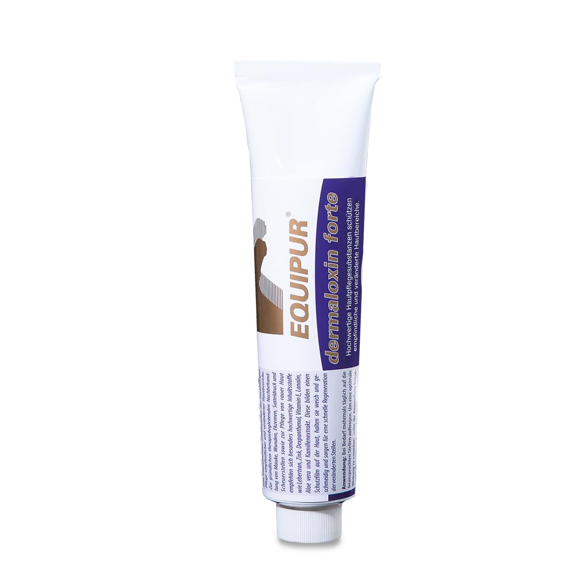 EQUIPUR dermaloxin forte | 100 g | Pflegeprodukt für Pferde | Mit Aloe Vera & Zink