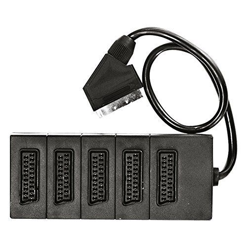 Preisvergleich Produktbild Karma CV 8154 Mehrfachsteckdose Scart schwarz