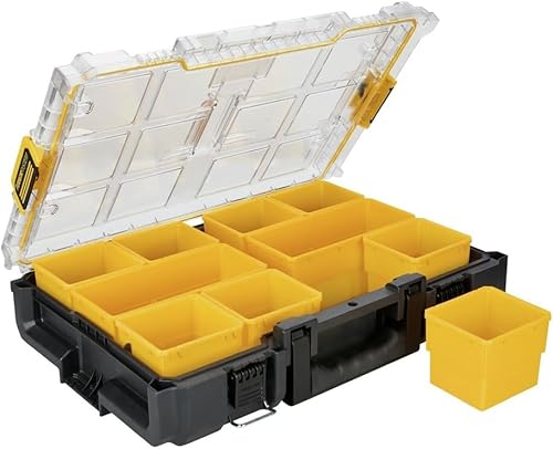Miniatura 4 de DEWALT ToughSystem Organizador de herramientas, 2.0 de tamaño completo, 10 compartimentos (DWST08040)