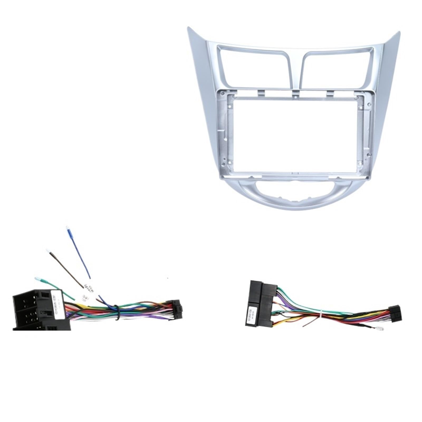 Cadre Radio Car Radio Fascia Frame Fit for Hyundai 20112016 Car Mounting Installation Frame Panel Fit for Dash Multimedia Cable