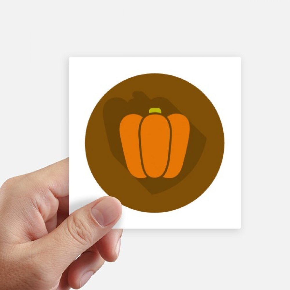 Autocollant carré Thanksgiving 10cm DIYthinker lot de 8 stickers imperméables pour PC et valise