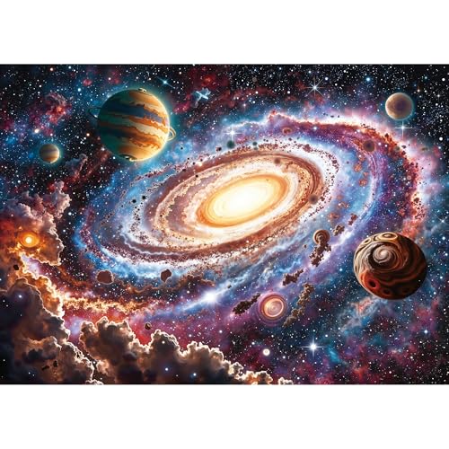 Galaxy Planets 500-Piece Jigsaw Puzzle