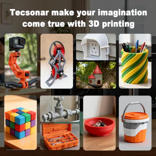 Image of 1.75mm PLA + Filament 8 Colors 250g 8 Pack, High Tough Low Warp 3D Printer Filament ±0.02mm for All FDM Printers