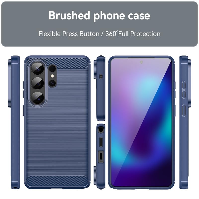 Image of Basic Case for Samsung Galaxy S26 Ultra (Carbon Fibre Blue)