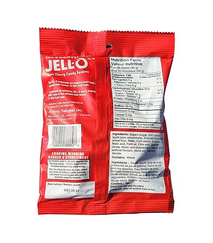 Caramelos Ácidos Morris National Inc JELL-O 12 pzas miniatura 2