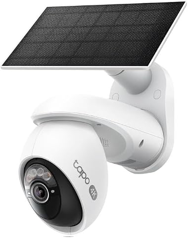 Tapo C660 KIT | 4K 8MP Güneş Enerjili Güvenlik Kamerası Kiti | 360° AI Takip | Çift Bant Wi-Fi | Starlight Renkli Gece Görüşü | Kişi/Evcil Hayvan/Araç Algılama |18x Zoom | 10000mAh Pil