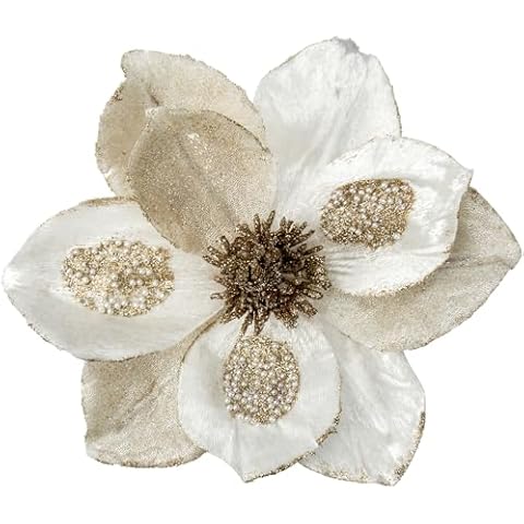 Briful 3-Pack Large White Magnolia Flowers Cover