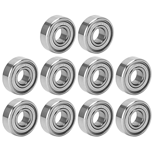 Xiuganpo Accesorios para Herramientas de Rodamientos de Acero Inoxidable en Miniatura de Funcionamiento Rápido S696ZZ 15x6x5 Mm para Trituradoras y Asientos de Rodamientos de Cajas de Engranajes de