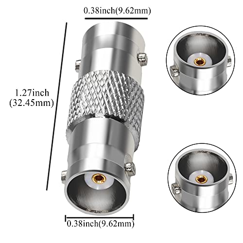 TUOLNK BNC Female to Female Coax Connector RF Coaxial Adapter for CCTV Security Camera Radio Extension Cable 4pcs - Image 3