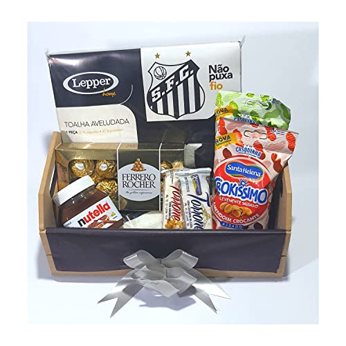 Cesta Presente Times De Futebol Chocolates Toalha Original (Corinthians)
