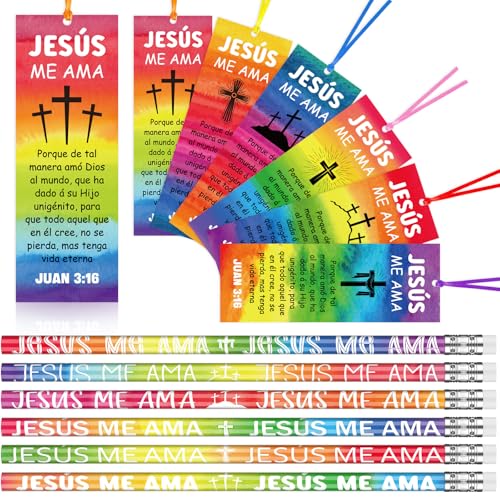 Set de 60 lápices con versículos religiosos Resurhang miniatura 1