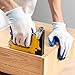 Upholstery 4 in 1 Staple Gun Heavy Duty, with 6000 Staples, Remover, Gloves, Manual Brad Nailer Power Adjustment Stapler Gun for Wood, Upholstery, Carpentry, Decoration DIY Staple Gun