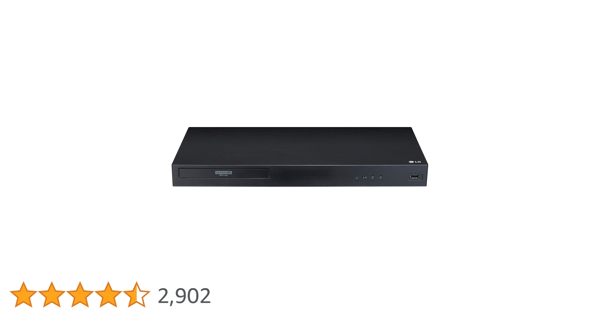 LG UBK80 4K Ultra-HD Blu-ray Disc Player with HDR Compatibility